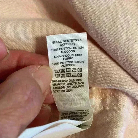 Lucky Brand Boyfriend Shirt in Pale Pink, Size Small. Long Sleeve, Button Front - Picture 11 of 16